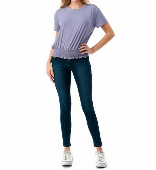 Ariella - Smocking Detailed Bottom Top