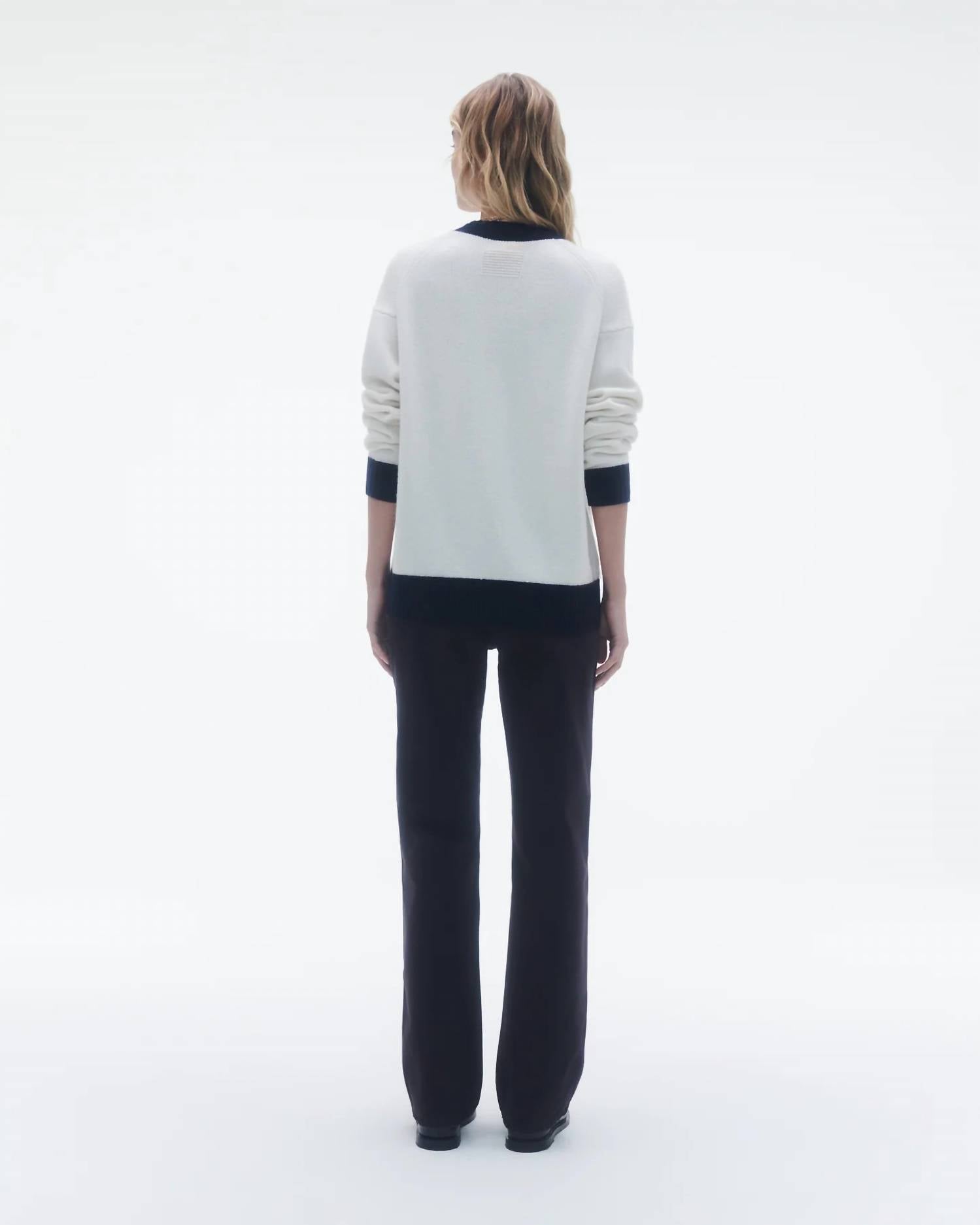 Guest In Residence - The Cardigan Colorblock Sweater