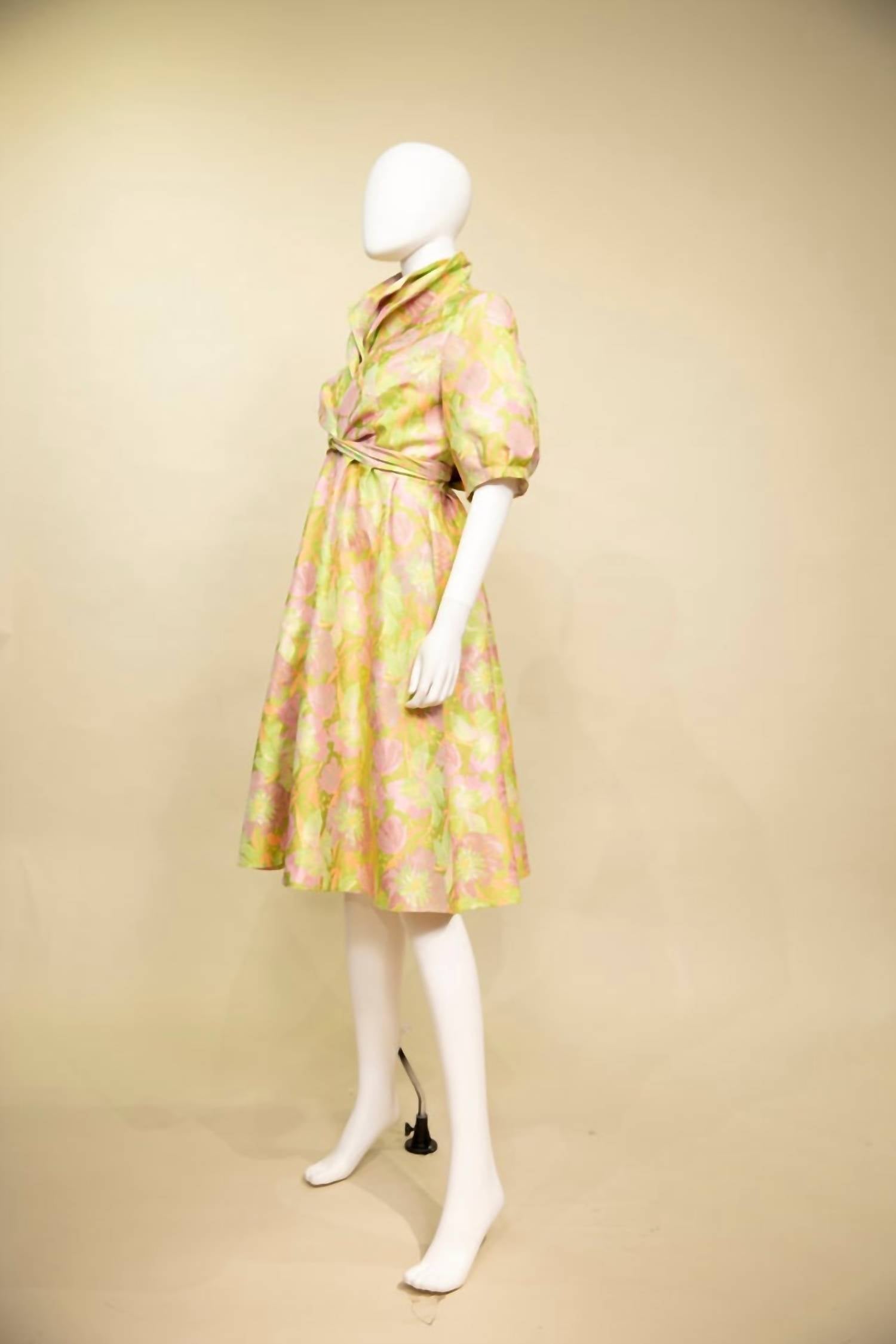 Samuel Dong - A-line Dress With Belt