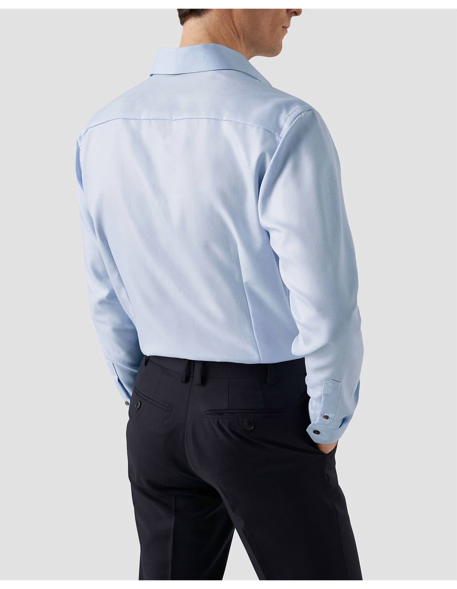 Eton - Slim Fit Twill Button Down Shirt