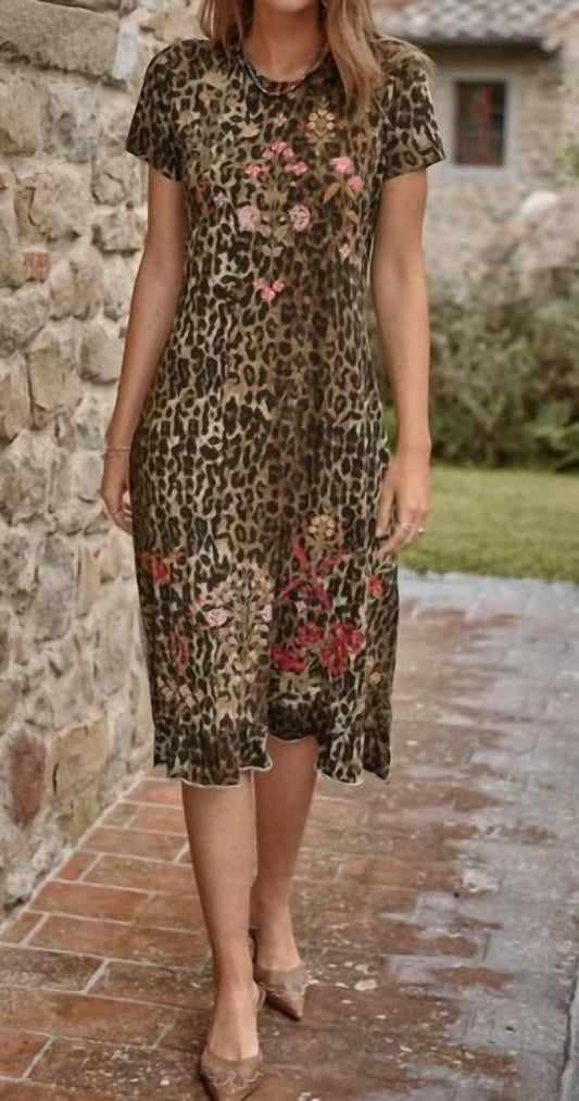 Johnny Was - Elbow Sleeve Asymmetric Hem Dress