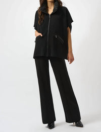 Joseph Ribkoff - Faux Leather Poncho