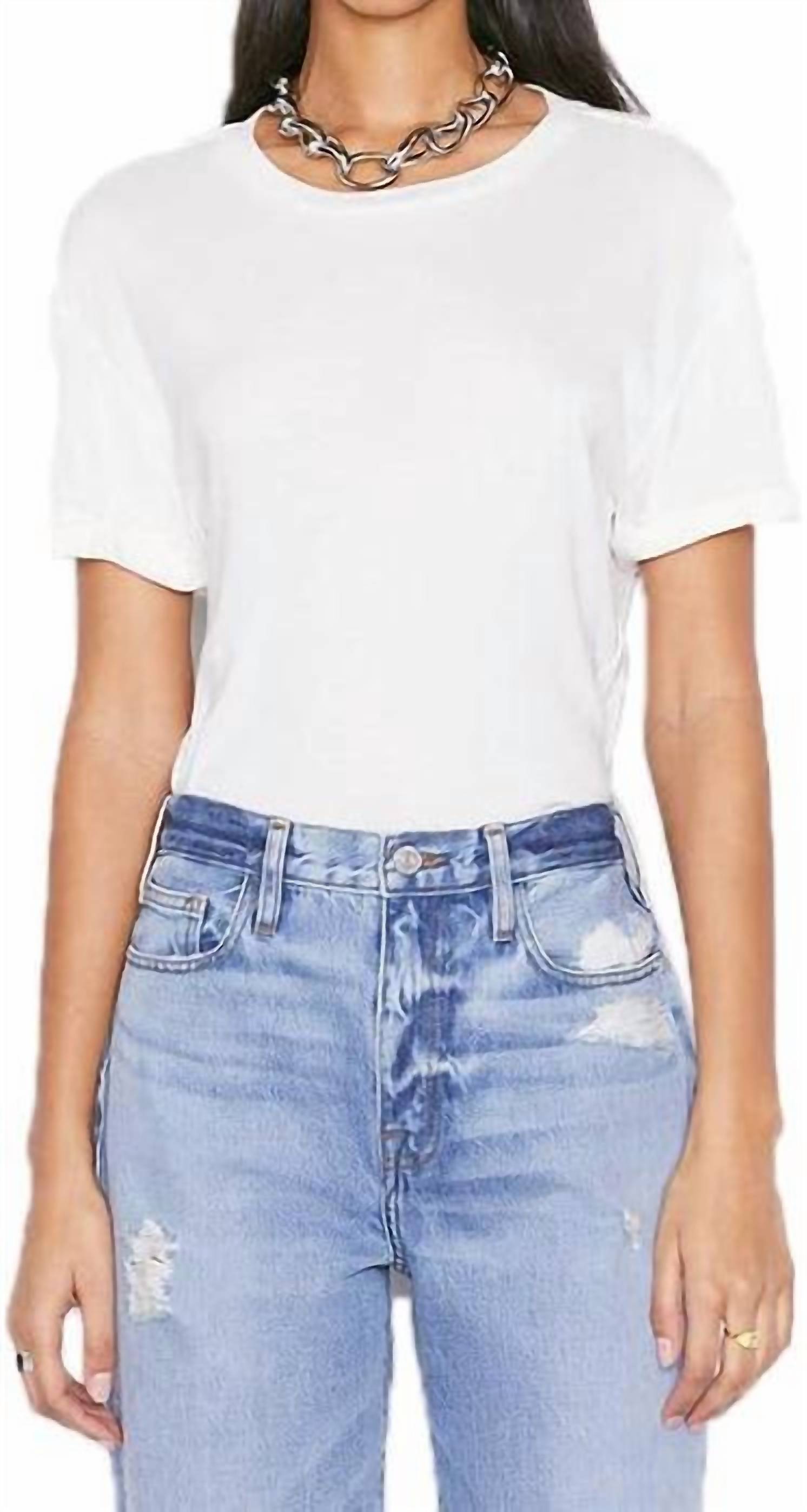 Frame - Rolled Sleeve Tee