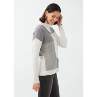 Fdj - PATCHWORK CABLE SWEATER