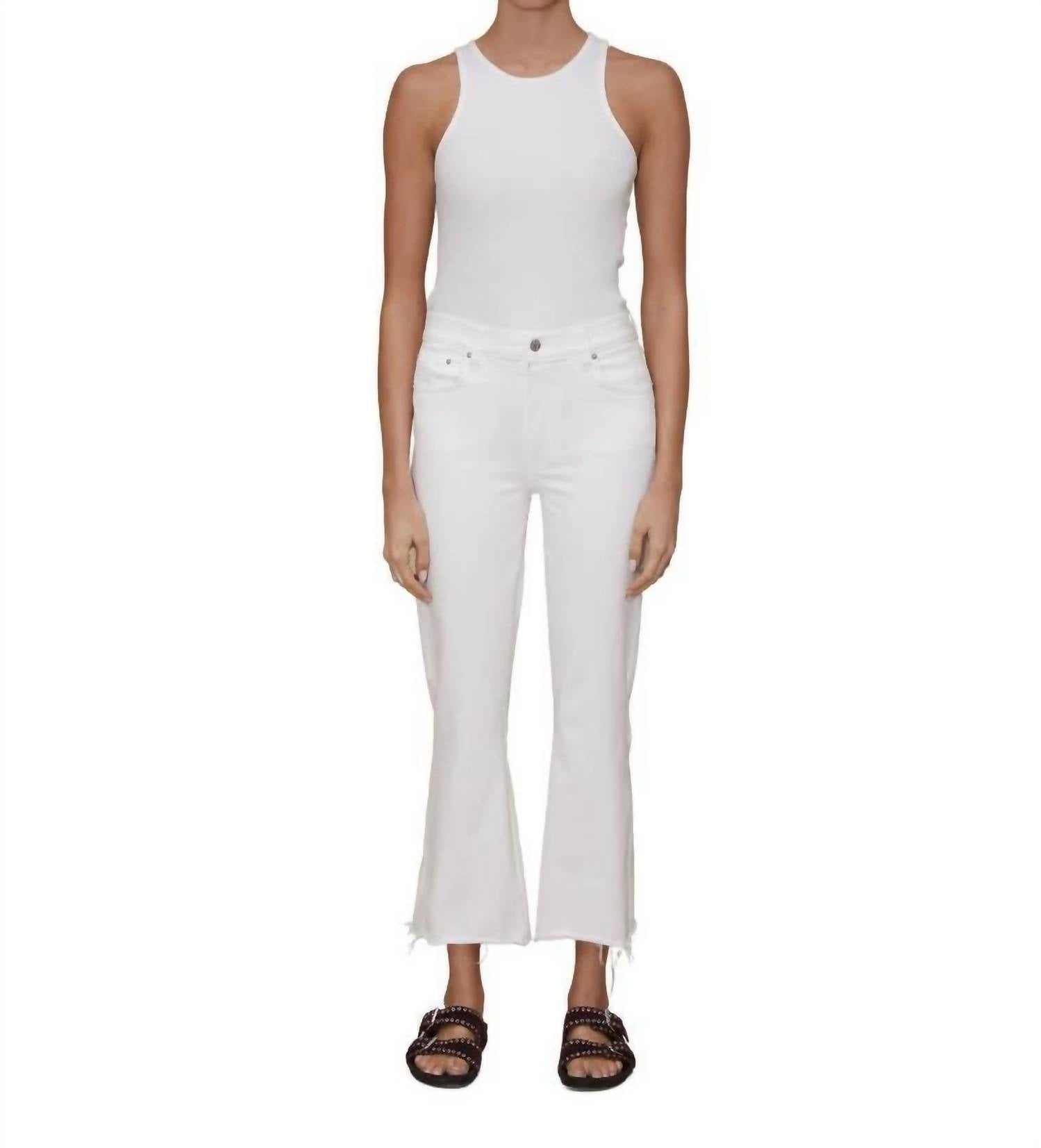 Le Jean - Bella Crop Flare Jeans