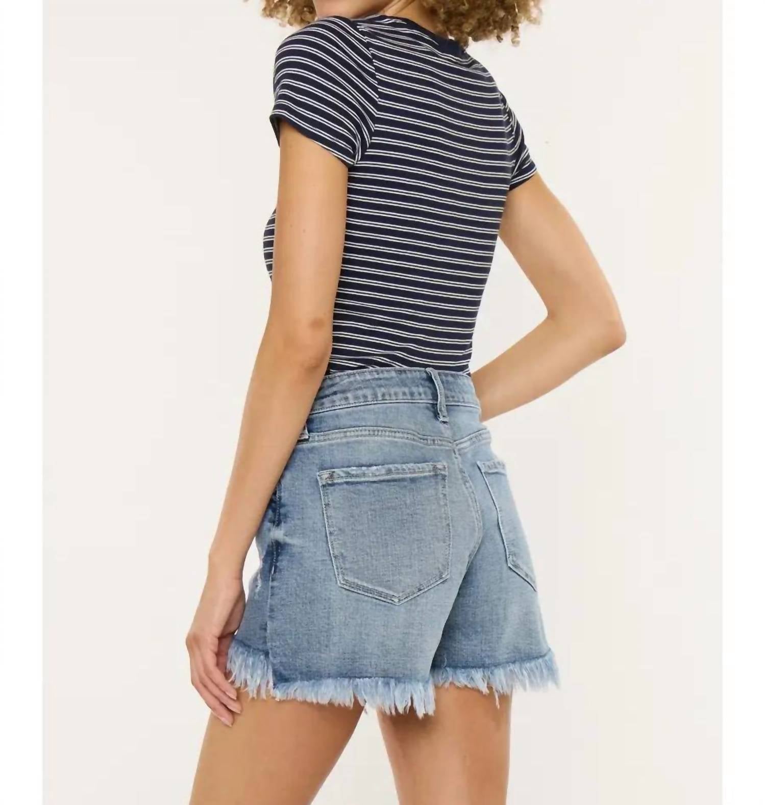 Kancan - High Rise Mom Short