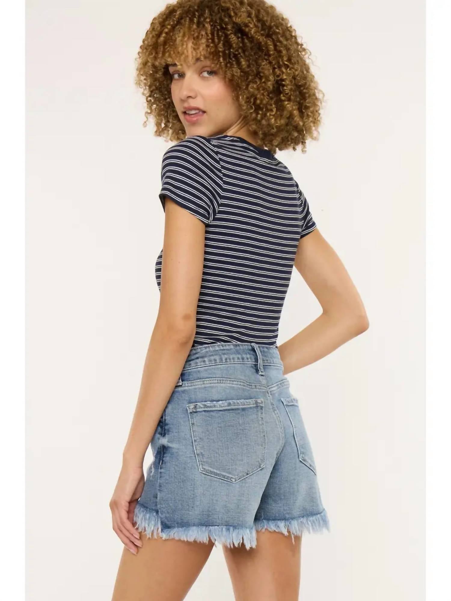 Kancan - High Rise Mom Short
