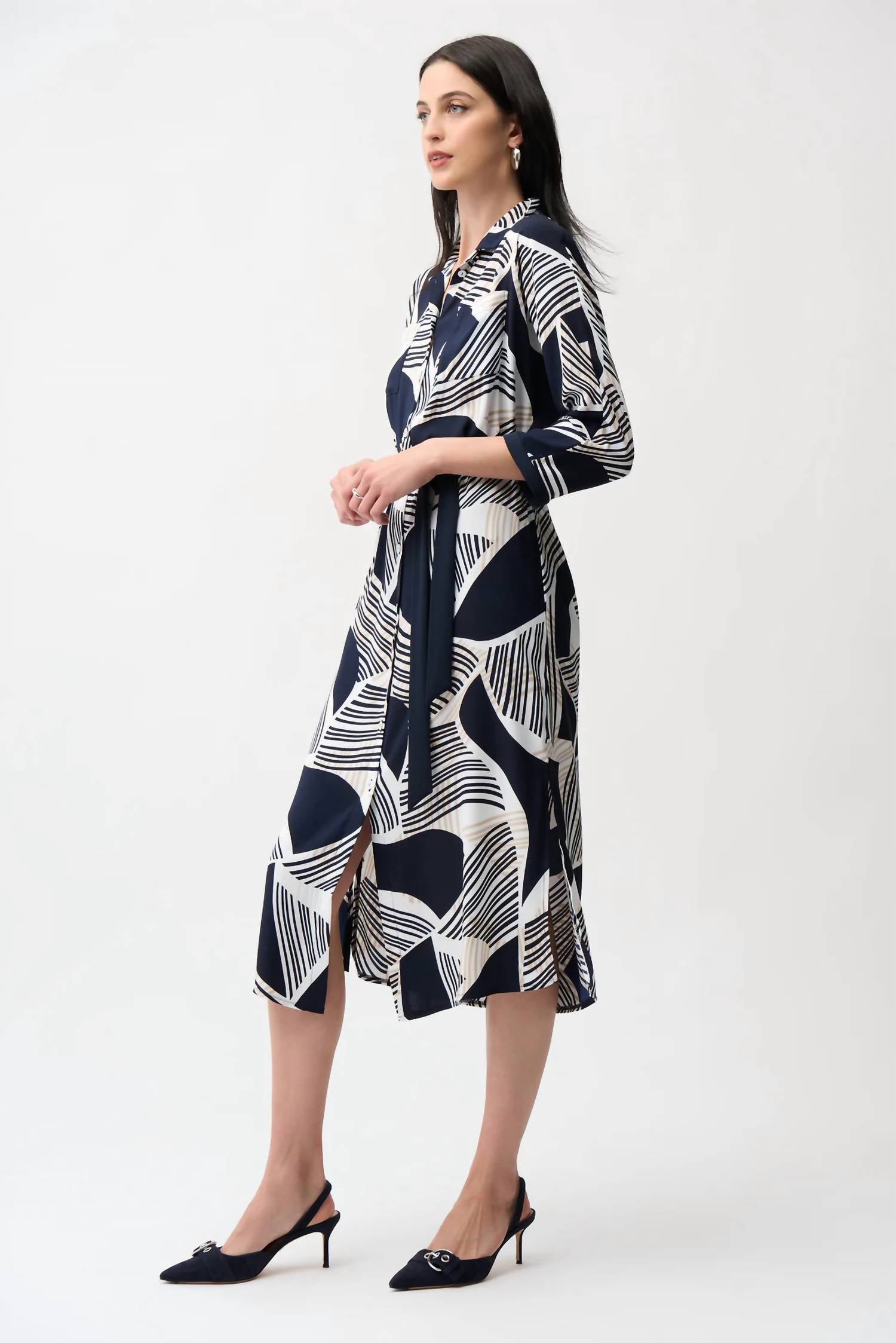 Joseph Ribkoff - Midi Wrap Dress