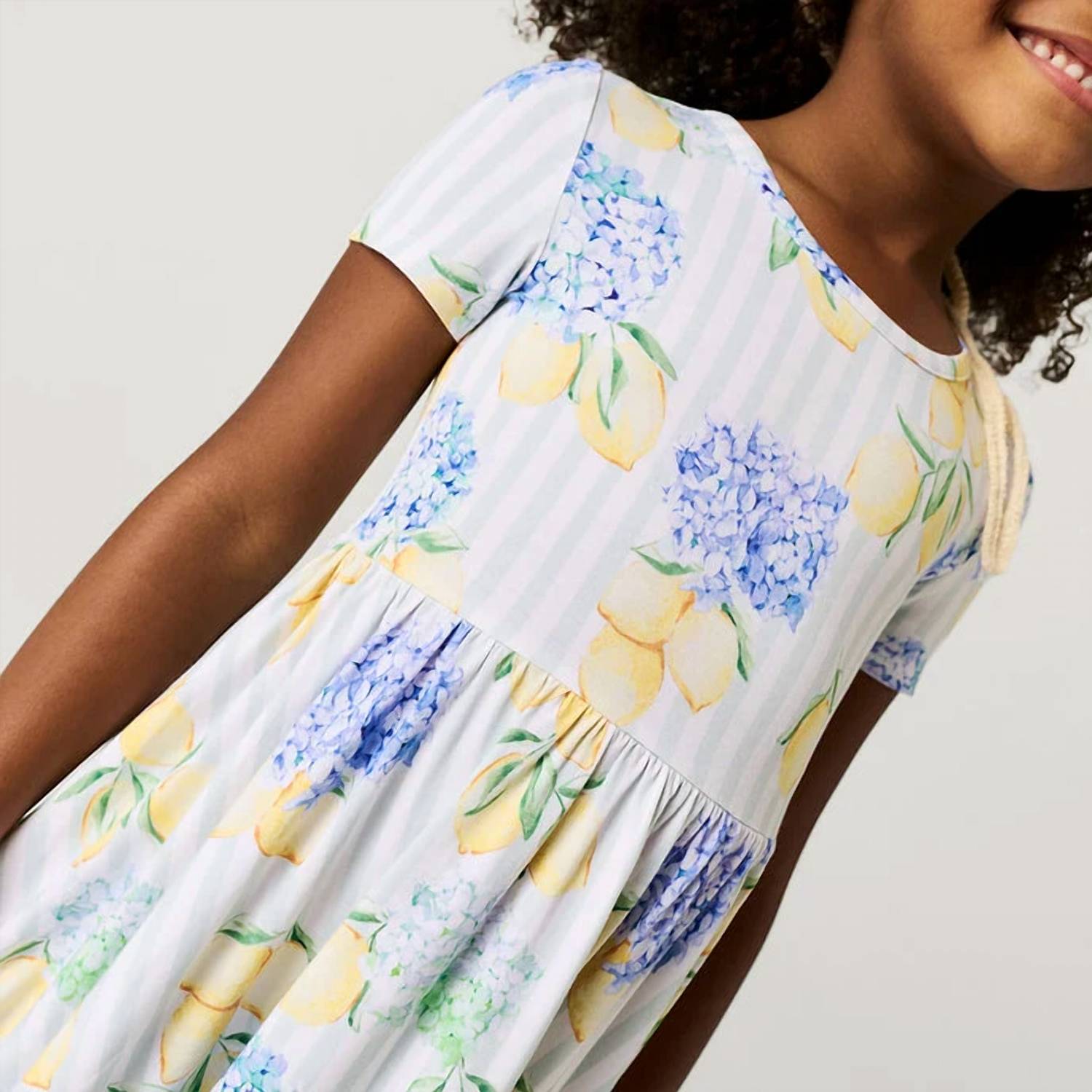 Posh Peanut - Girls Nicola Ruffled Twirl Dress