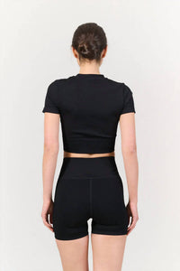 Lune Active - HIGH WAISTED RIB SHORT