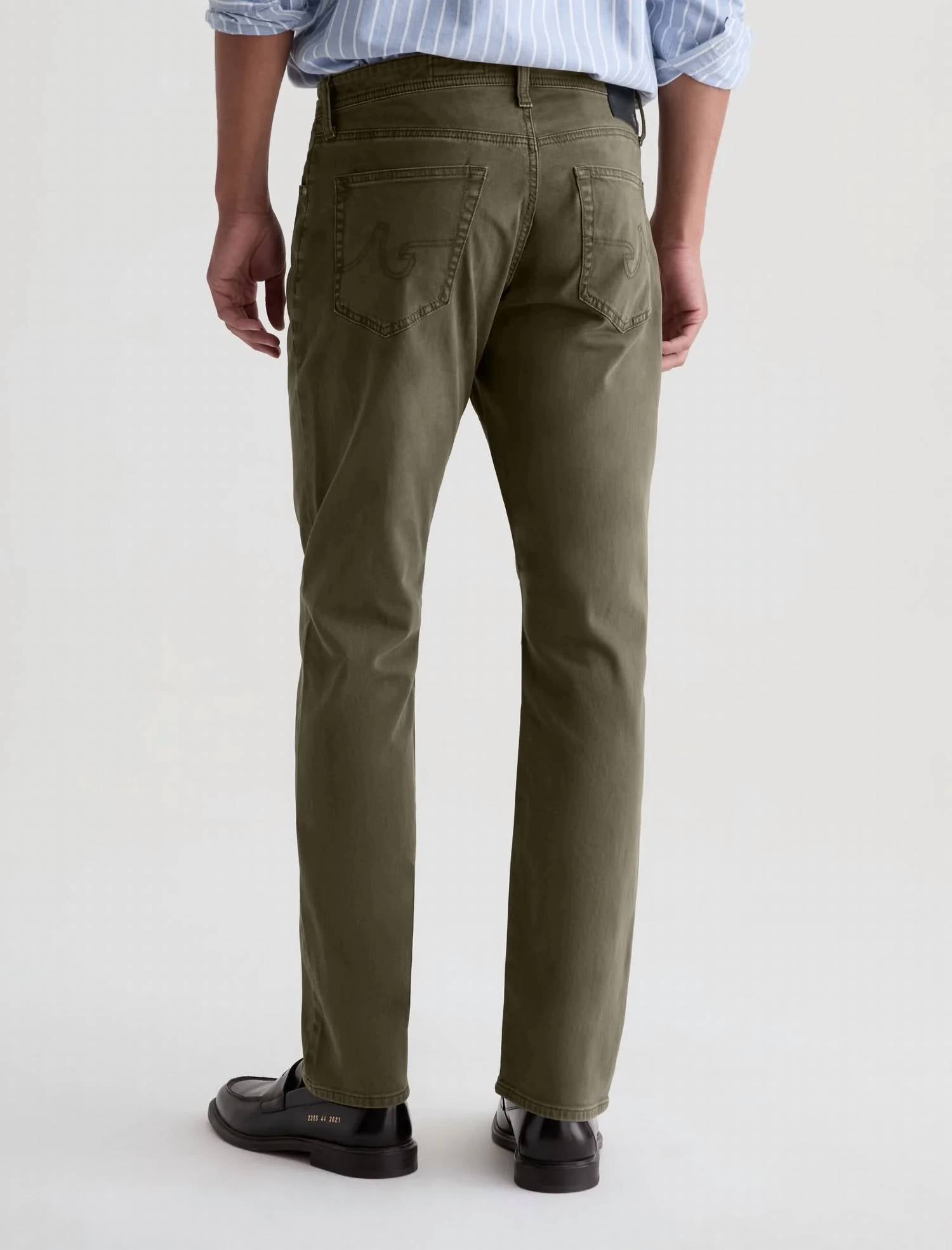 Ag Jeans - Everett Sud Sueded Sateen Slim Straight Pants
