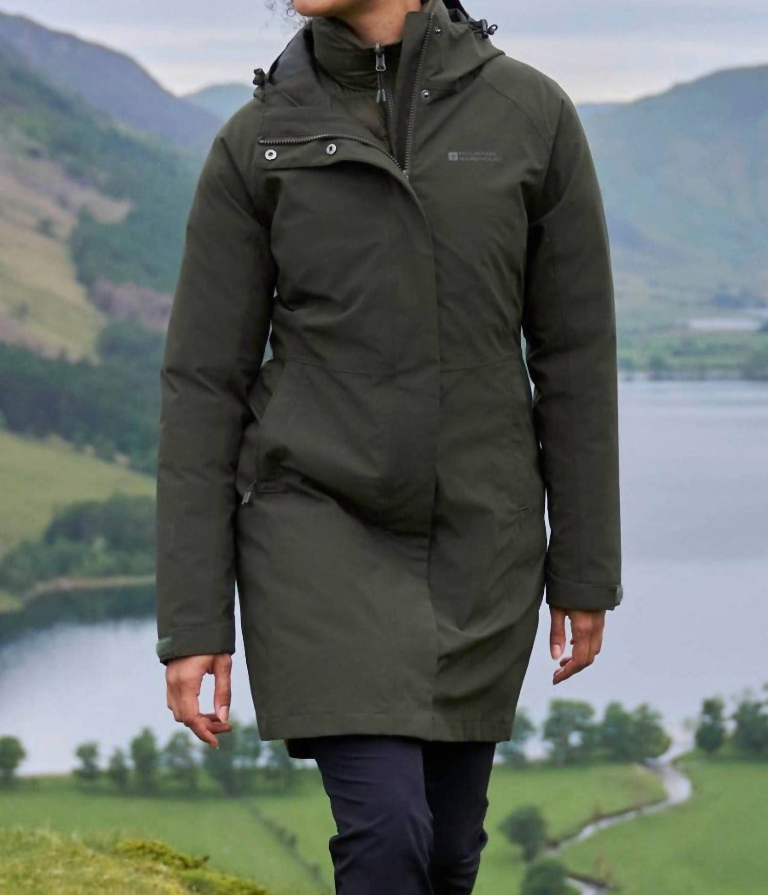Mountain Hardwear Alaskan 3-in-1 Waterproof Coat in 1 waterproof coat women s in green - women's jacket