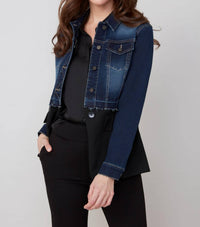 Renuar - Mixed Media Blazer