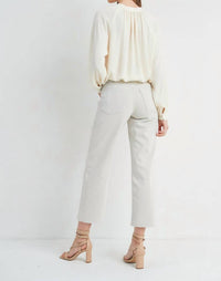 Just Black Denim - High Rise Utility Wide Leg Jeans