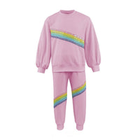 Lola + The Boys - Girls Rainbow Stripe Set