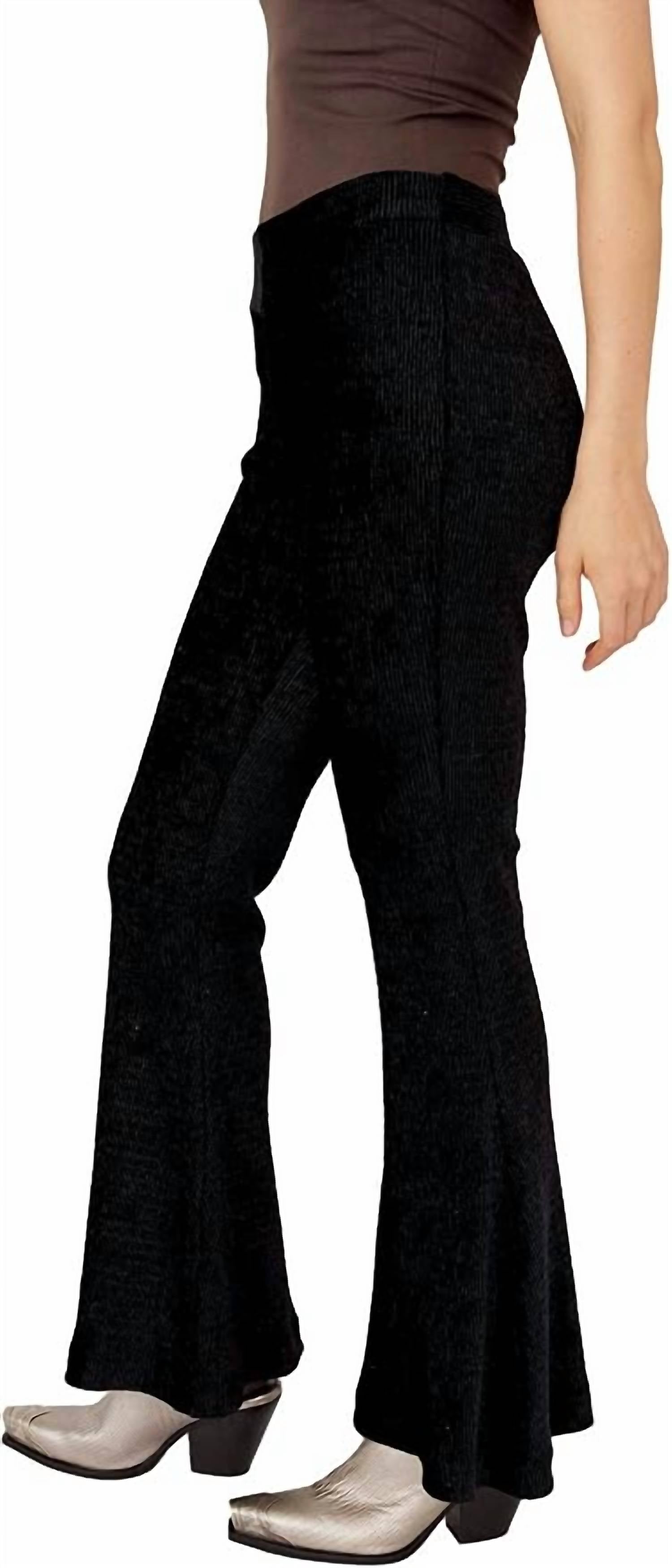 Free People - So Charming Velvet Flare Pants