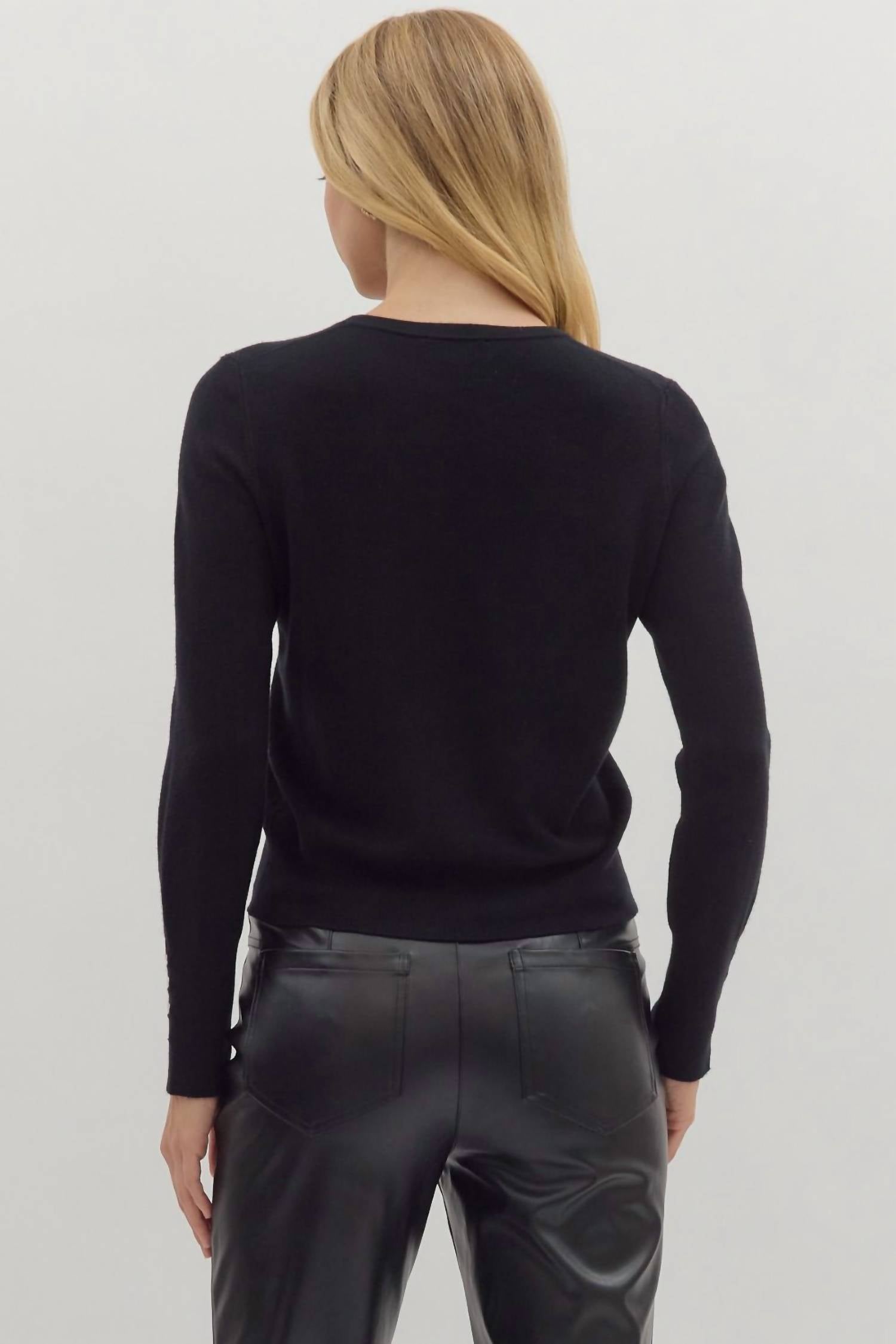 Entro - Knit Long Sleeve Top