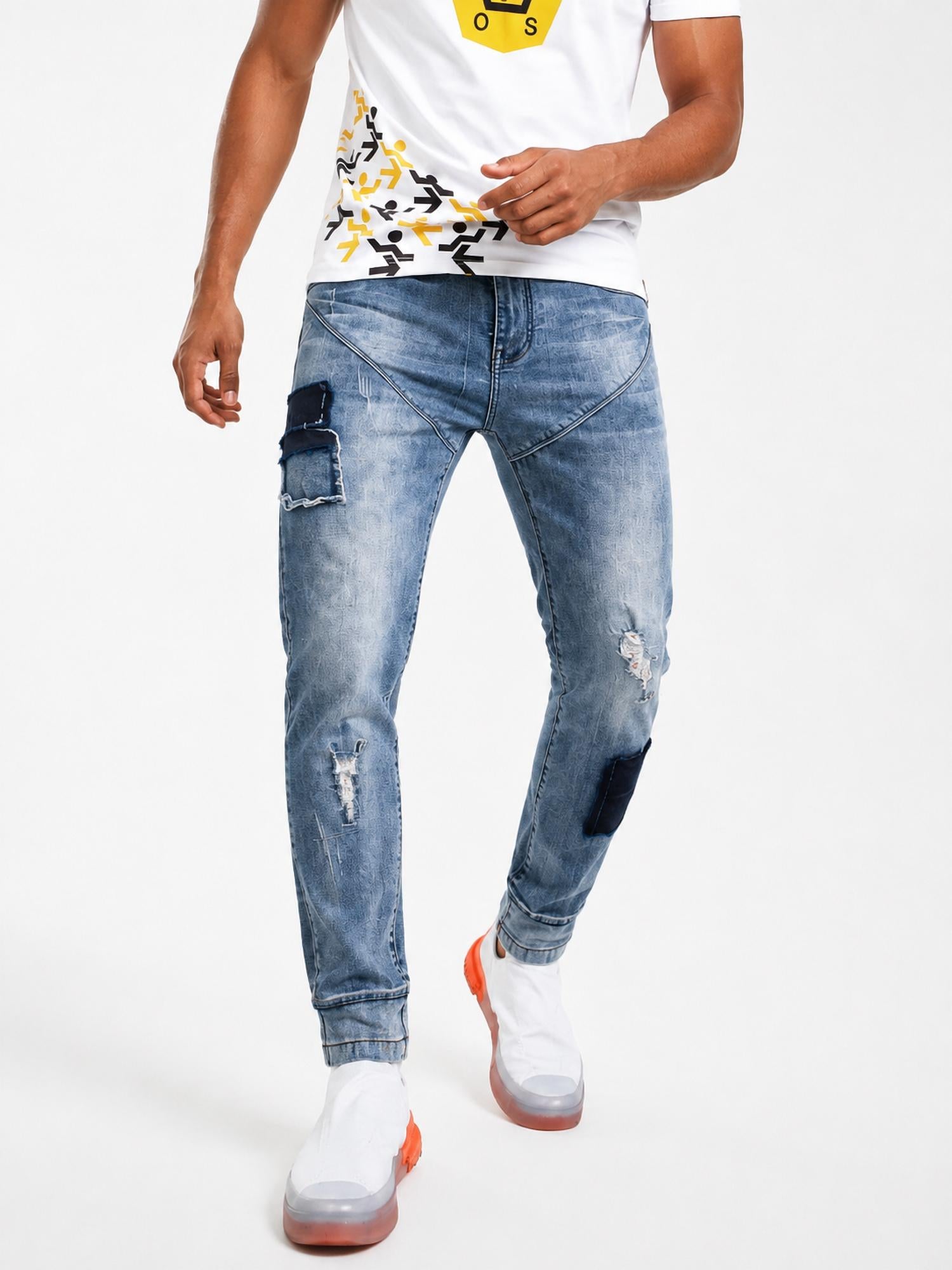 The Athletic Side Of Us - Act Self Denim Premium Street-style Jeans