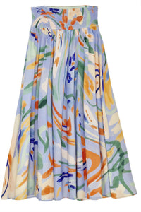 De Loreta - Clavel Skirt Jaleo Azul