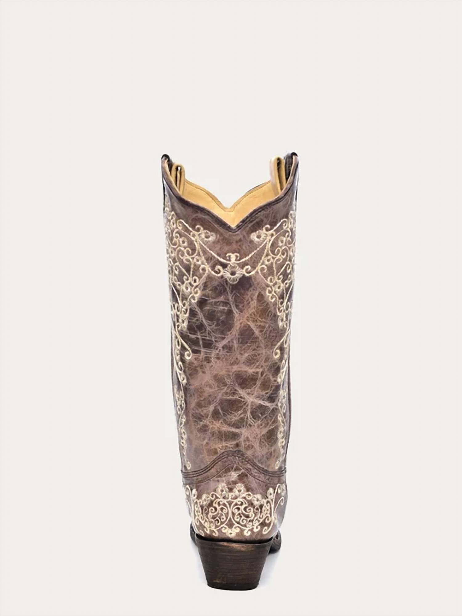 Corral - Women's Floral Embroidery Cowboy Boots