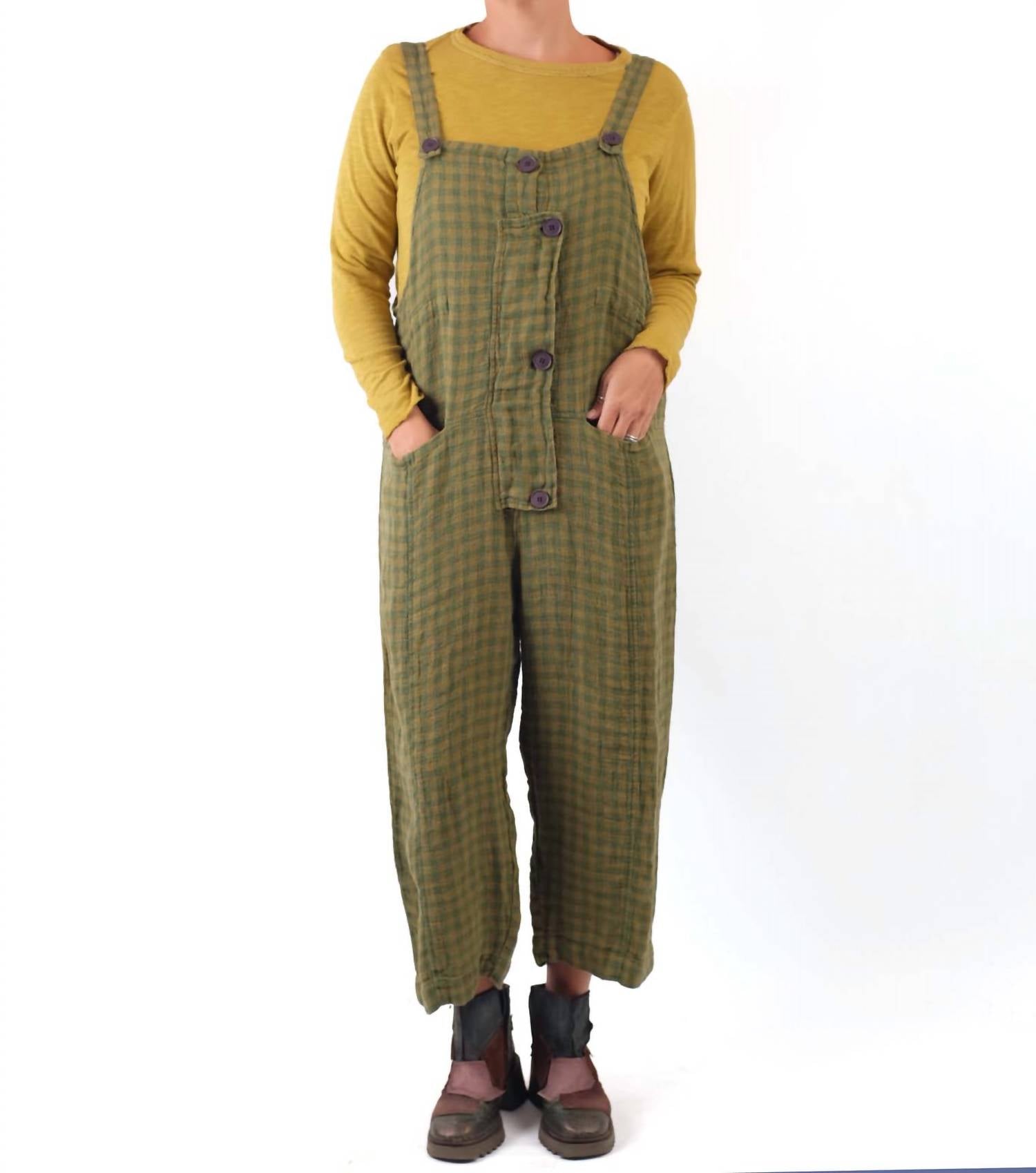 Grizas - Linen Check Overalls
