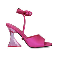Exe - Women's Crystal Heeled Slingback Sandal
