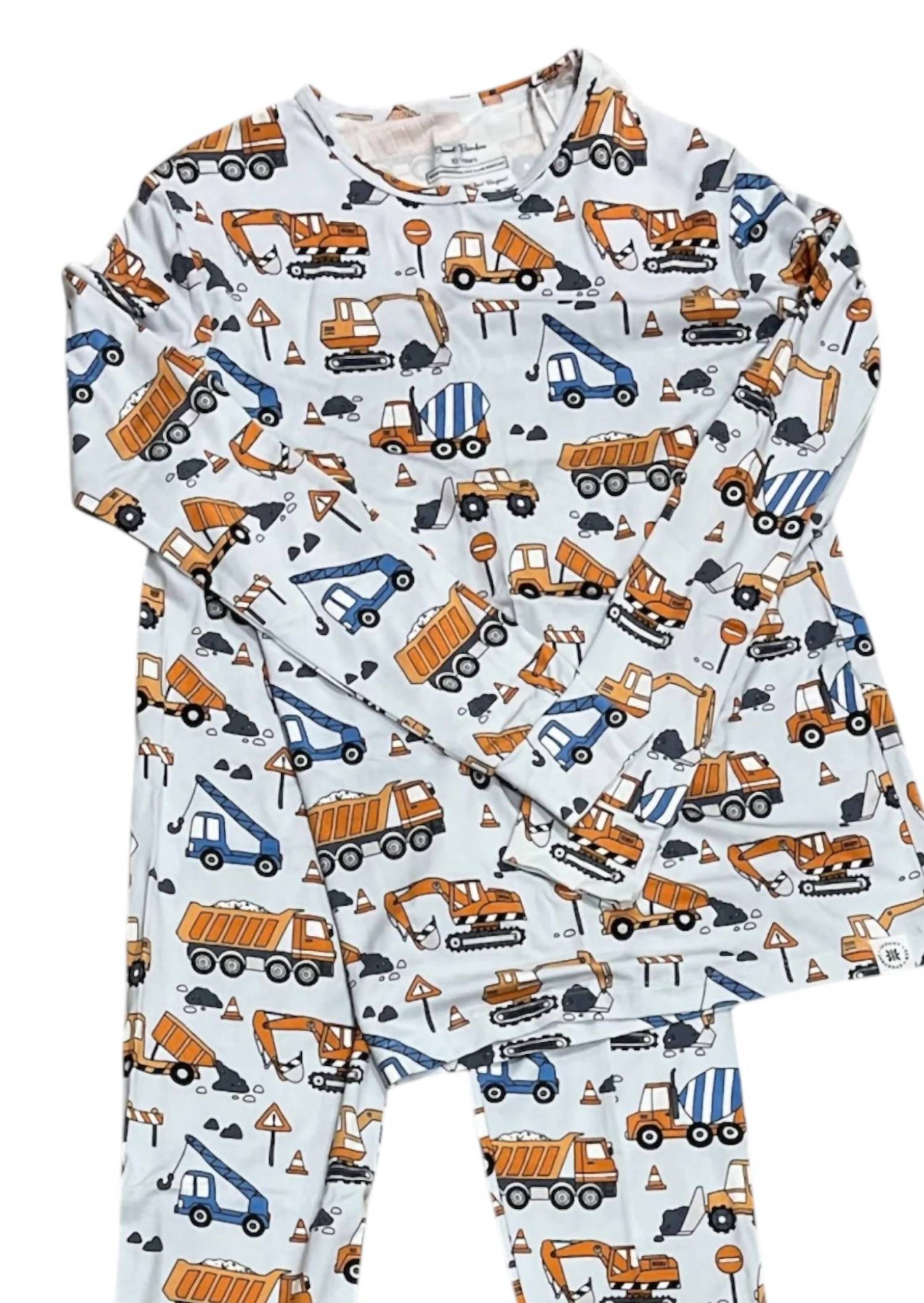 Sweet Bamboo - Kids Construction Pajama Set