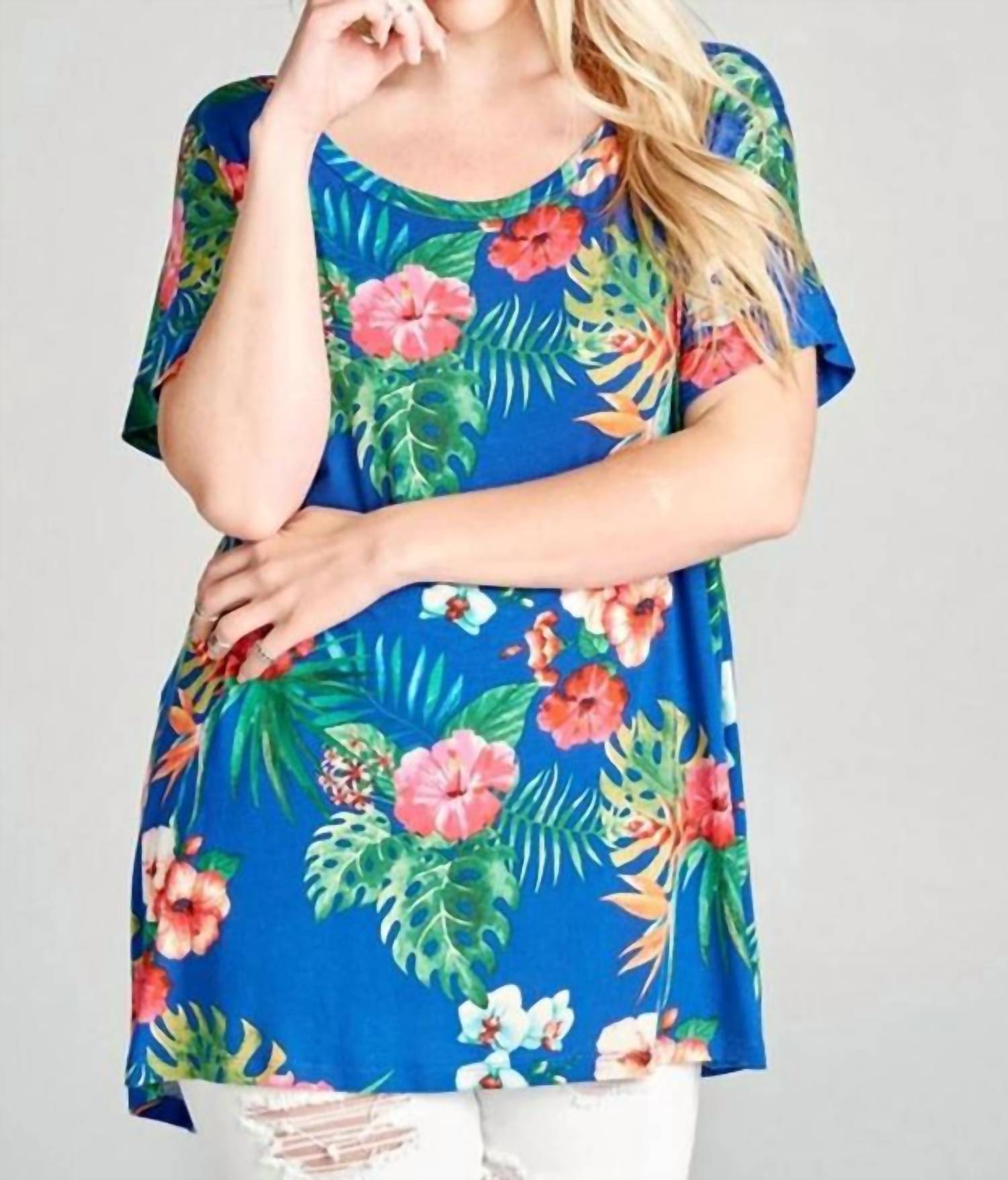 Oddi - Floral Caged Tunic