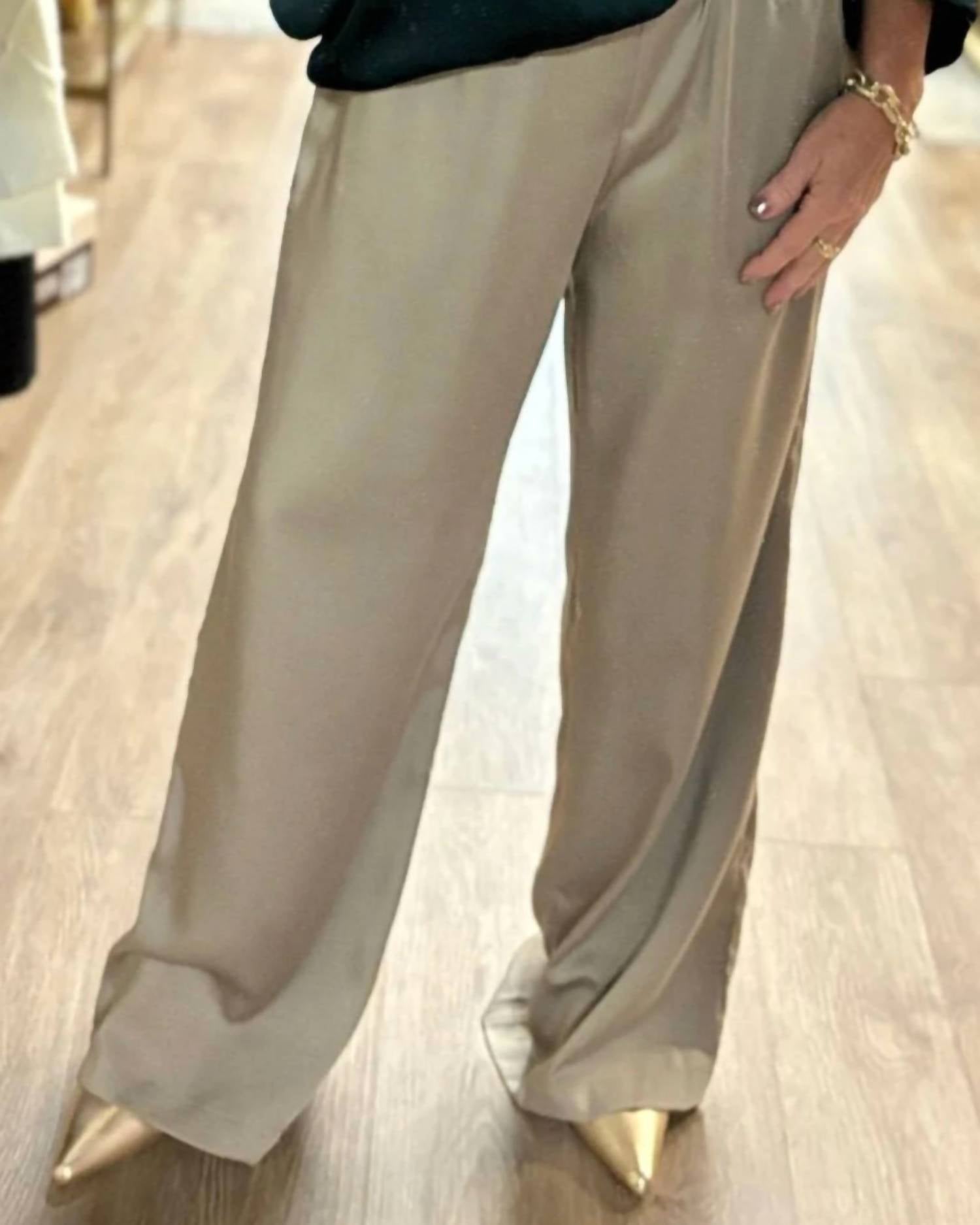 Fun 2 Fun - Eloise Satin Pants