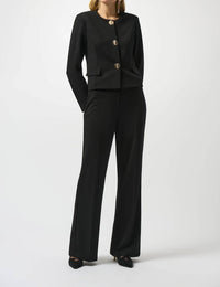 Joseph Ribkoff - Pull On Mid-rise Flared Trouser Pant