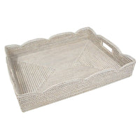 Caspari - Rectangle Rattan Tray