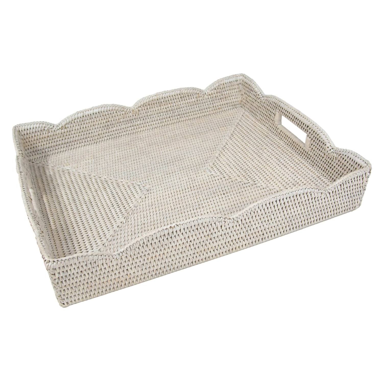 Caspari - Rectangle Rattan Tray