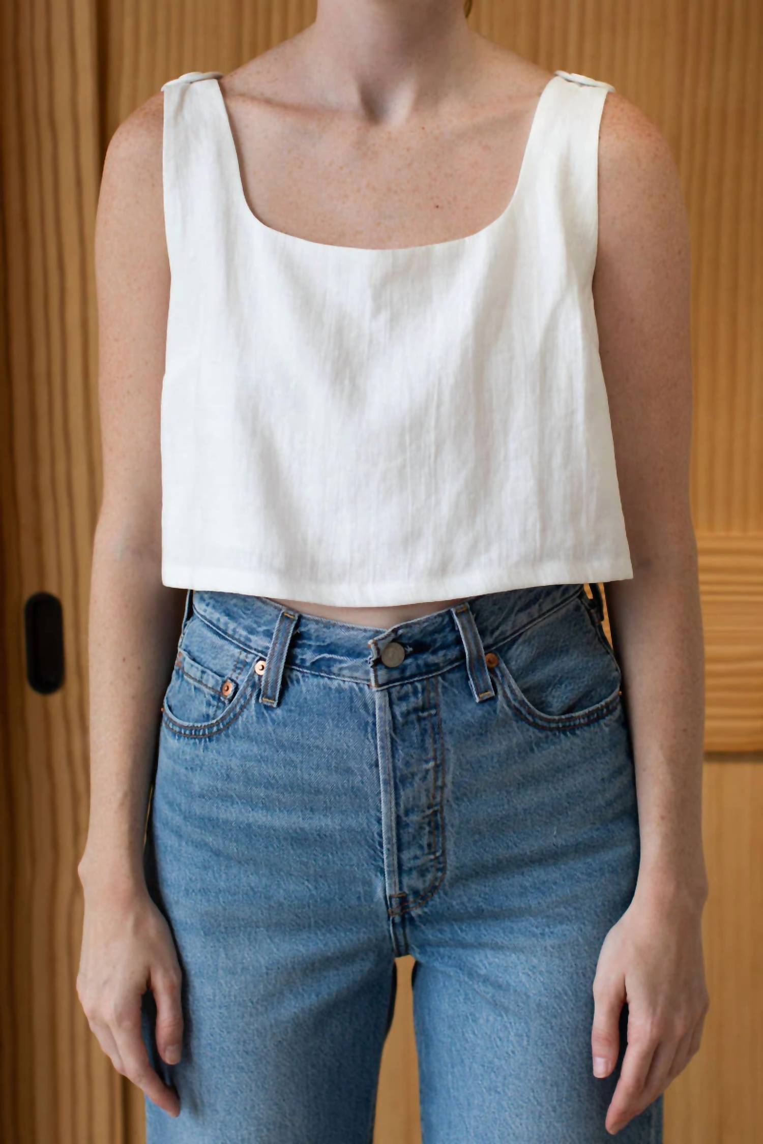 Emerson Fry - Roma Square Neck Top