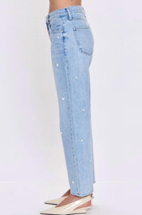 Pistola - Women's Lexi Mid Rise Bowed Straight Jean