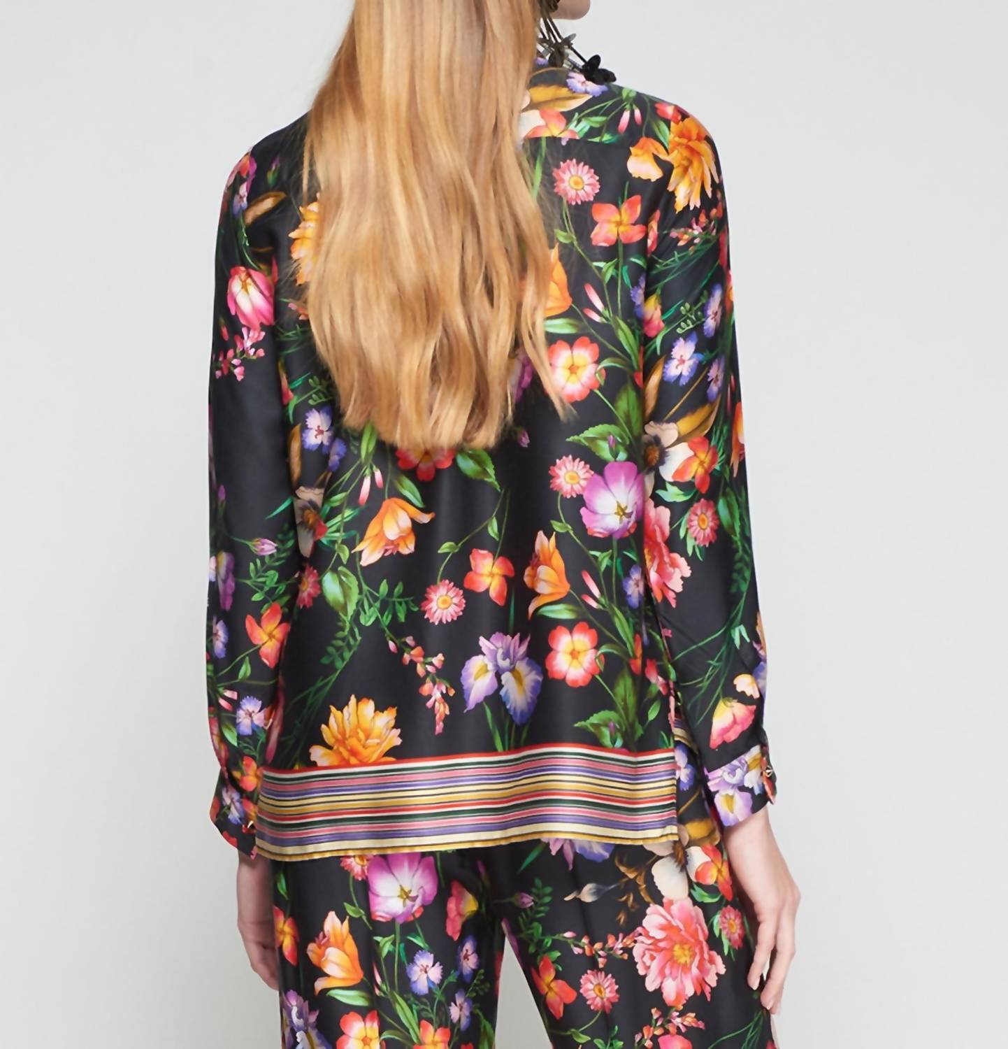 Vilagallo - Tea Floral Button Down Shirt