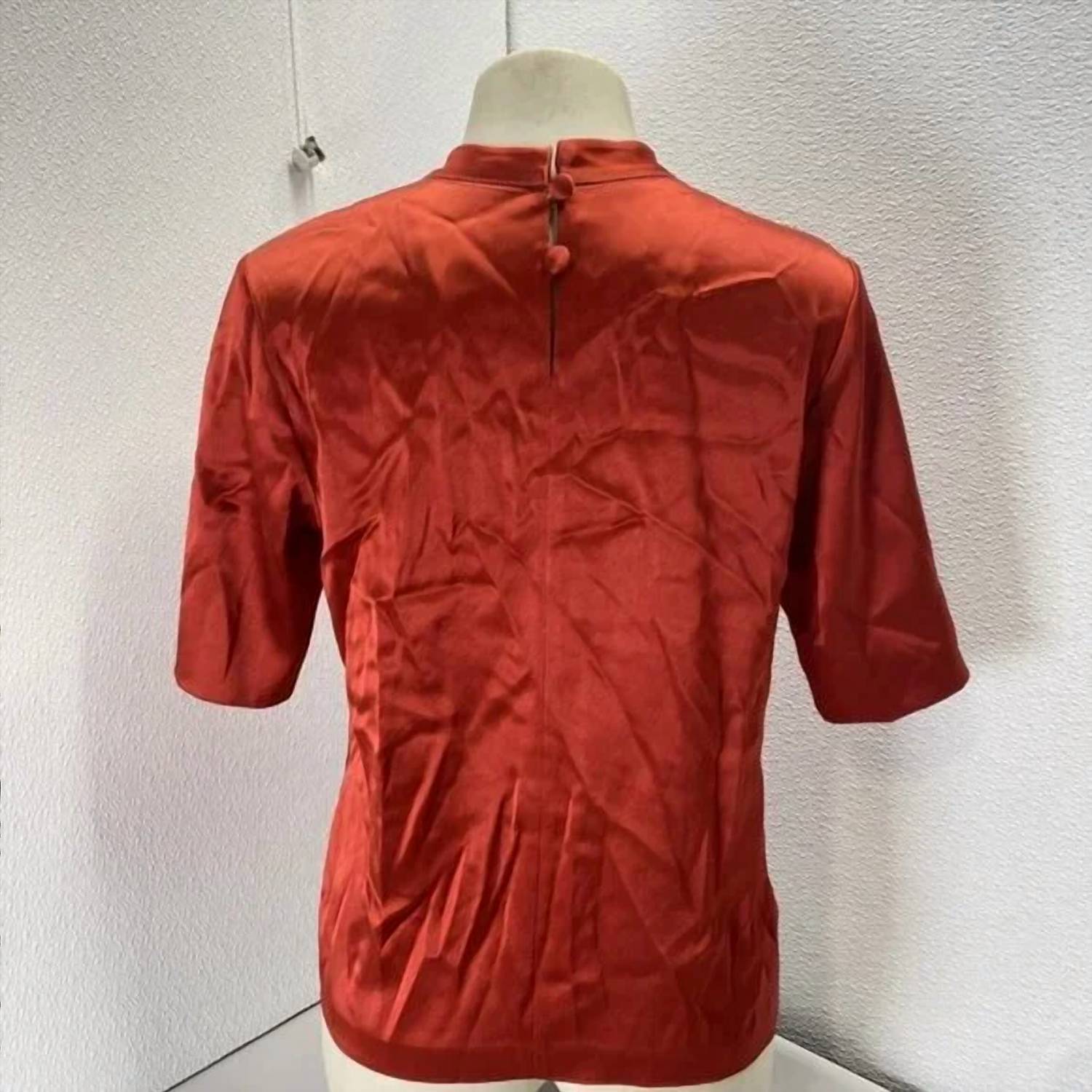 Nanushka - Women's Satin Short Sleeve Top