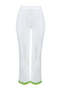 Joseph Ribkoff - Embroidered Trim Pants