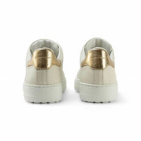 Salvatore Ferragamo - Women's Perforated Detail Leather Sneakers