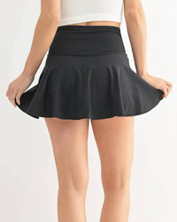 Mono B - Crossover Waist Circle Skort