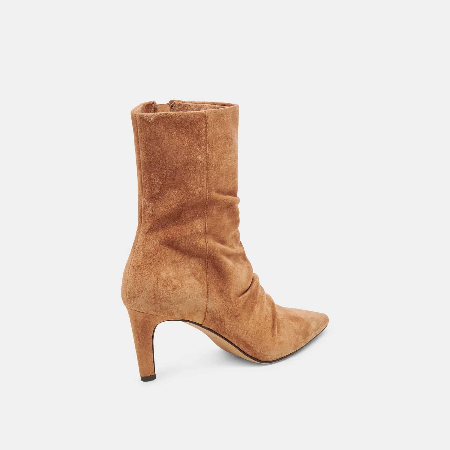 Dolce Vita Women's Fernly Heeled Boots in pecan suede - women's shoe - view 4