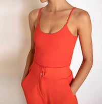 Alloy Rib Rope Tank Top