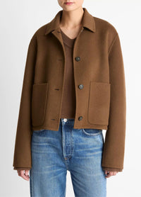Vince - Wool And Cashmere-blend Short Jacket