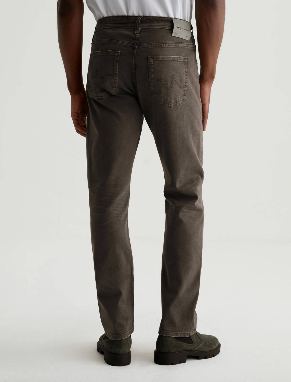 AG Jeans Everett Cloud Soft Denim Jeans in green - men's jeans - alternate view