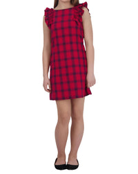 Busy Bees - Girl's Grace Ruffle Sleeve Shift Dress