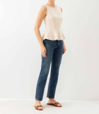 Fifteen Twenty - Women's Zoyla Contrast Stitch Top