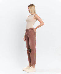 Lovervet - High Rise 90's Vintage Crop Flare Jeans