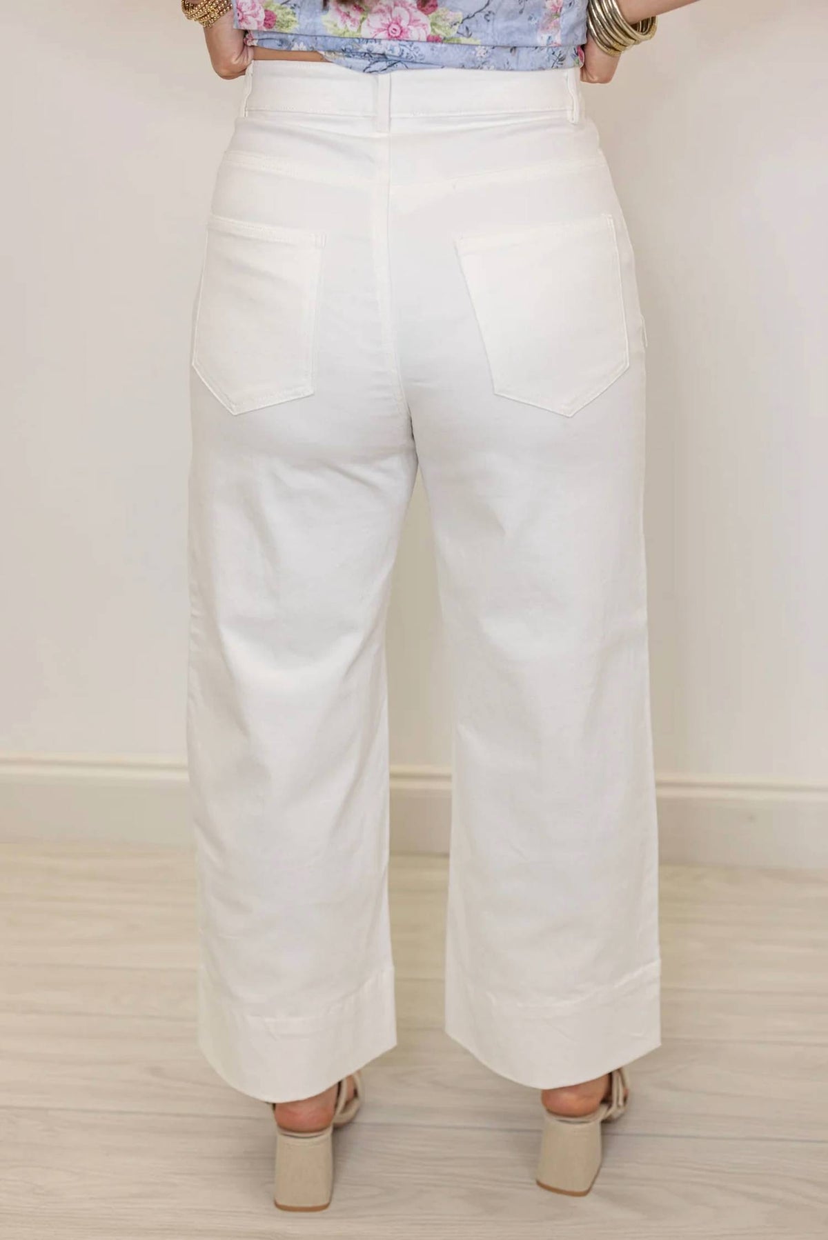 Entro - High Waist Wide Leg Pants