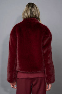 Picadilly - Zip-front Faux Fur Jacket