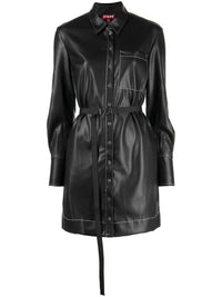 LYNN BELTED-WAIST SHIRT-DRESS