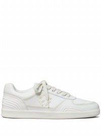 Tory Burch - Women's Clover Court Leather Sneakers